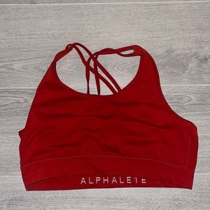 Alphalete Surface red bra size large